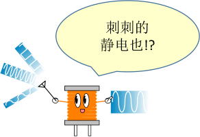 ビリビリ静電気も